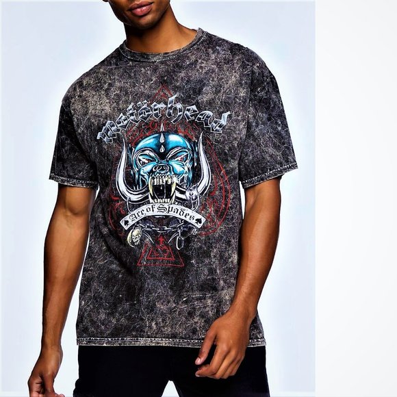 Motorhead Ace of Spades Mineral Wash metal rock Official T-Shirt XL NWT - Picture 1 of 5